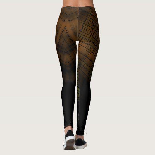 Leggings Grunge foncé (Dos)
