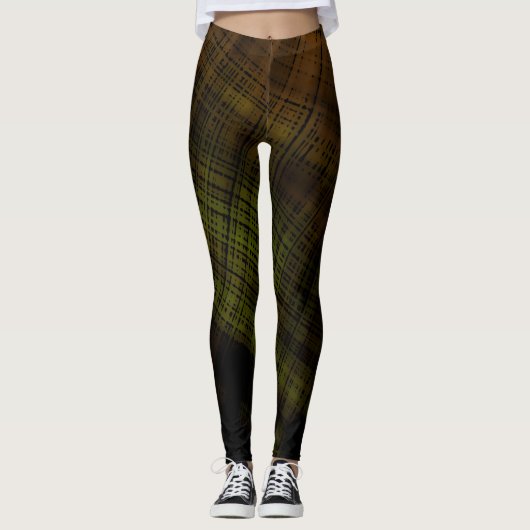 Leggings Grunge foncé (Devant)