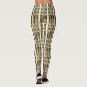 Leggings Grunge inhabituel foncé (Dos)