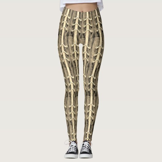 Leggings Grunge inhabituel foncé (Devant)