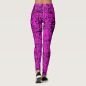 Leggings Grunge rose (Dos)