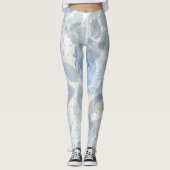 Leggings Grunge Rose bleu (Devant)