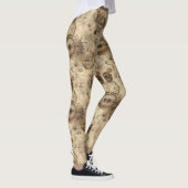 Leggings Grunge Rustic Steampunk Horloge (11) (Droite)