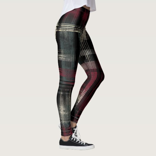 Leggings Grungy alternative Grunge Plaid Motif (Droite)