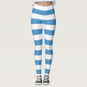 Leggings Guatemala Couleurs du drapeau national horizontale
