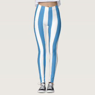Leggings Guatémala Couleurs du Drapeau National Verticales