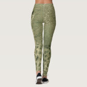 Leggings guépard métallique (Dos)