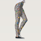 Leggings Guépard Psychédélique (Droite)