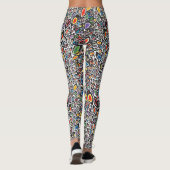 Leggings Guépard Psychédélique (Dos)