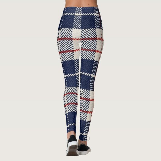 Leggings guêtres 1 de plaid (Dos)