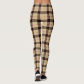 Leggings Guêtres à la mode de plaid (Dos)