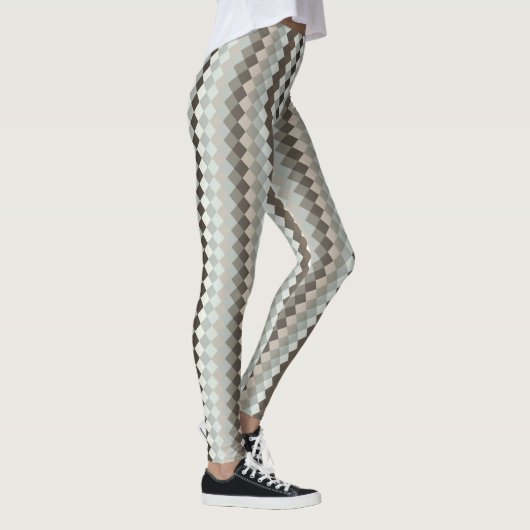 Leggings Guêtres à motifs de losanges mignonnes de motif (Droite)