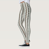 Leggings Guêtres à motifs de losanges mignonnes de motif (Gauche)