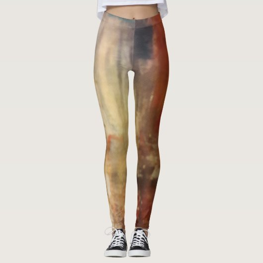 Leggings Guêtres abstraites Artsy (Devant)