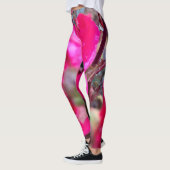Leggings Guêtres abstraites de fleur (Gauche)
