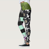 Leggings Guêtres abstraites de PAIX (Gauche)