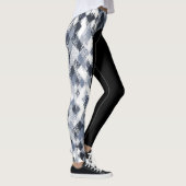 Leggings Guêtres abstraites de rayure de côté de motif de (Droite)