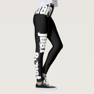 LEGGINGS GUÊTRES ACCROUPIES ALIÉNÉES DE TRAIN JUSTE