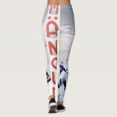 Leggings Guêtres - affiche estonienne de 1935 jeux d'hiver (Dos)