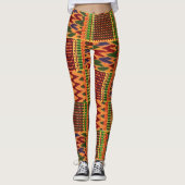 Leggings Guêtres africaines de fierté (Devant)