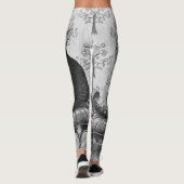 Leggings Guêtres Alice de chat de Cheshire partout au pays (Dos)