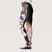 Leggings Guêtres anglaises tatouées de bouledogue (Gauche)