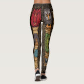 Leggings Guêtres animales de Polonais de totem (Dos)