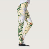 Leggings Guêtres asiatiques d'impression de fleurs de lis (Droite)