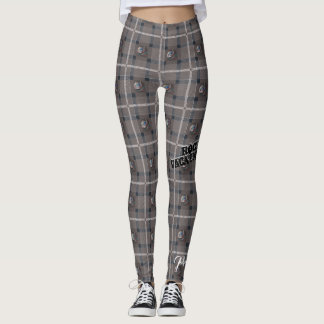 Leggings Guêtres assez mauvaises "de plaid de sirène" -