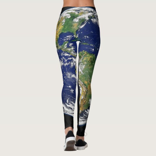 Leggings Guêtres avec la conception de la terre (Dos)