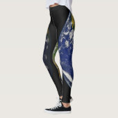 Leggings Guêtres avec la conception de la terre (Gauche)