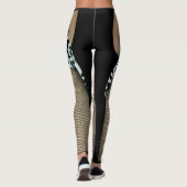 Leggings Guêtres avec la conception sexy de filet (Dos)