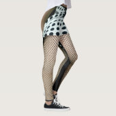 Leggings Guêtres avec la conception sexy de filet (Droite)