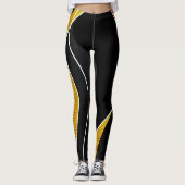 Leggings Guêtres avec une conception à la mode (Devant)