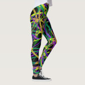 Leggings Guêtres bizarres de peinture (Droite)