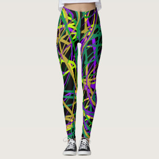 Leggings Guêtres bizarres de peinture