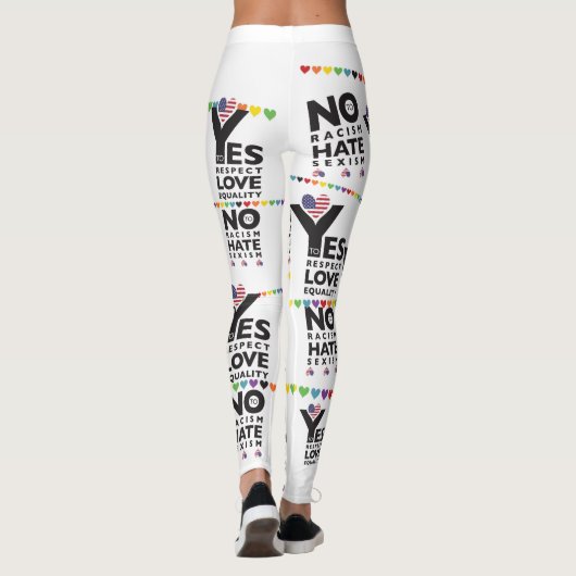 Leggings Guêtres blanches (Dos)