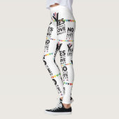 Leggings Guêtres blanches (Gauche)