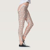 Leggings Guêtres blanches de dentelle (Droite)