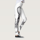 Leggings Guêtres blanches de poulpe (Droite)