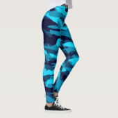 Leggings Guêtres bleues de Camo (Droite)