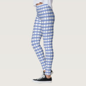 Leggings Guêtres bleues de guingan de COLLECTION de (Gauche)