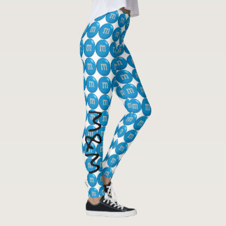 Leggings Guêtres bleues de M&M