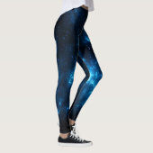 Leggings Guêtres bleues de nébuleuse (Droite)