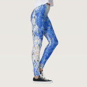 Leggings Guêtres bleues d'éloge de glace (Droite)