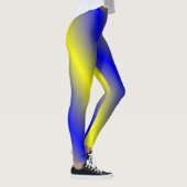 Leggings Guêtres bleues et jaunes (Droite)