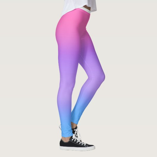 Leggings Guêtres bleues pourpres roses d'Ombre (Droite)
