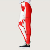 Leggings Guêtres canadiennes de drapeau (Gauche)