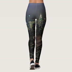 Leggings Guêtres chics de "paysage urbain" de ville