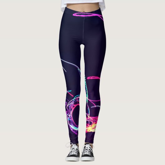 Leggings Guêtres colorées (Devant)